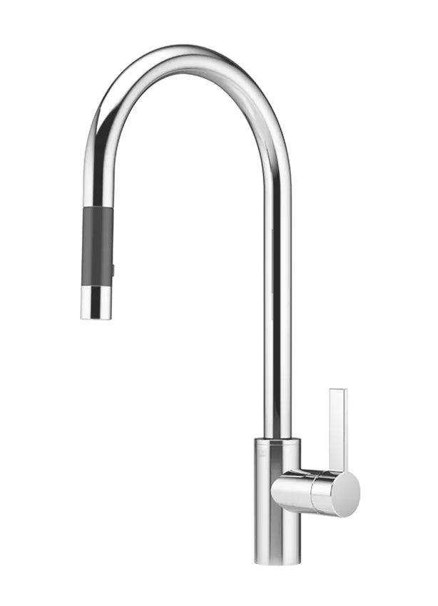 Dornbracht TARA ULTRA High - Performance Single - Lever Pull - Down Kitchen Mixer with Versatile Spray Function