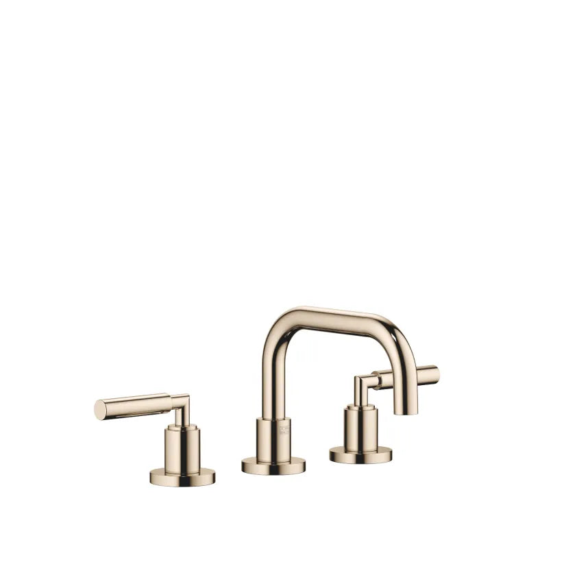 Dornbracht TARA Three-Hole Bathroom Lavatory Mixer with Drain for Modern Bathrooms