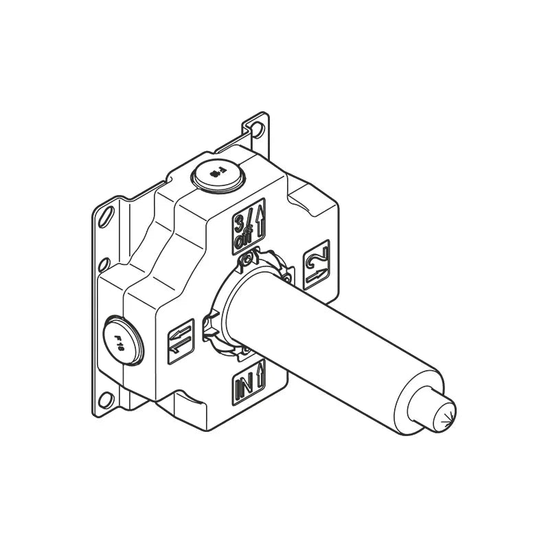 Dornbracht SERIES VARIOUS High - Quality Wall - Mounted Two - Way Water Diverter for Bathroom Fixtures