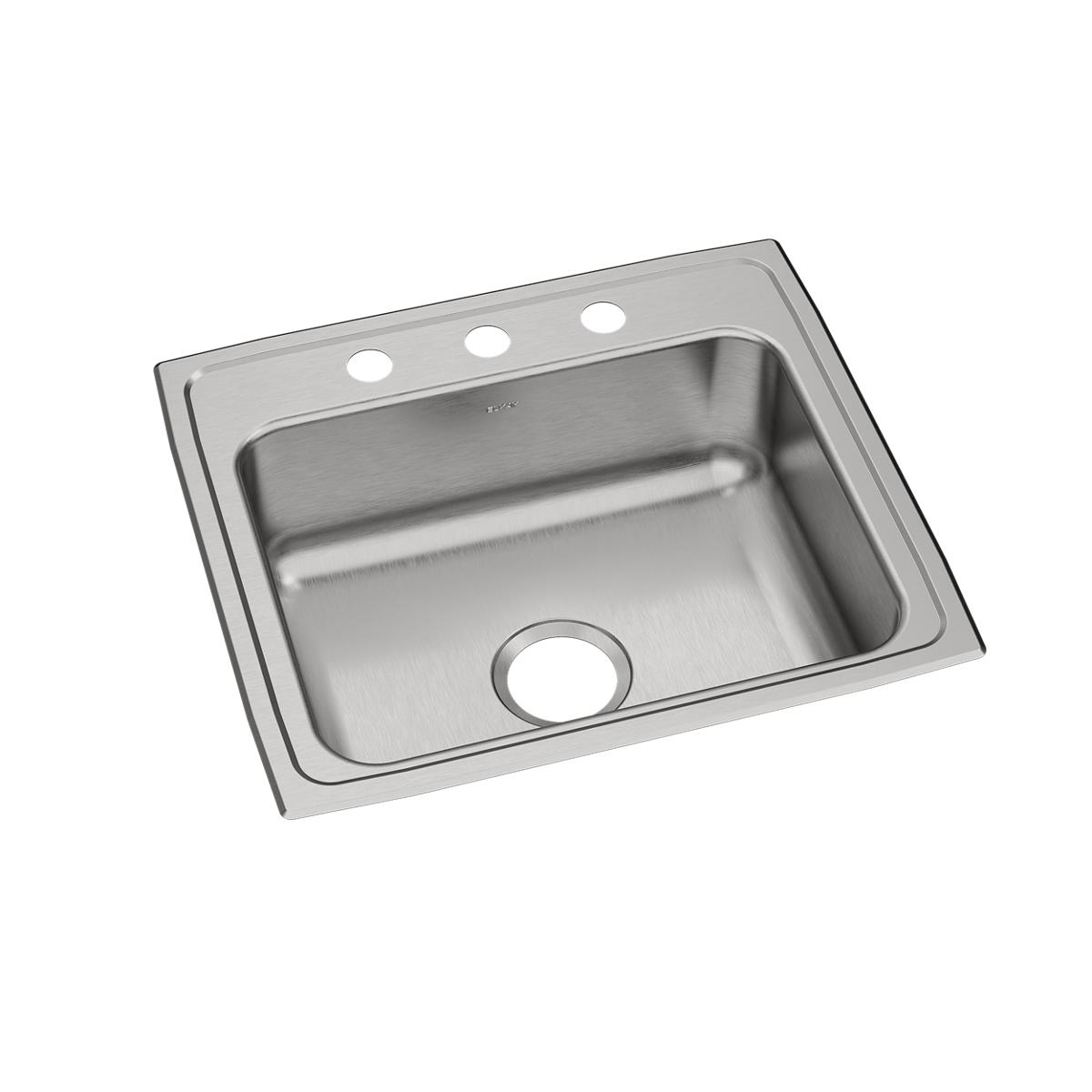 Elkay Celebrity 22 x 19.5 x 7.125 Stainless Steel Single Bowl Drop - in Kitchen Sink