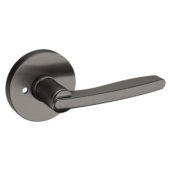 Baldwin Contemporary Tubular Lever Set with 5046 Round Rose for Doors
