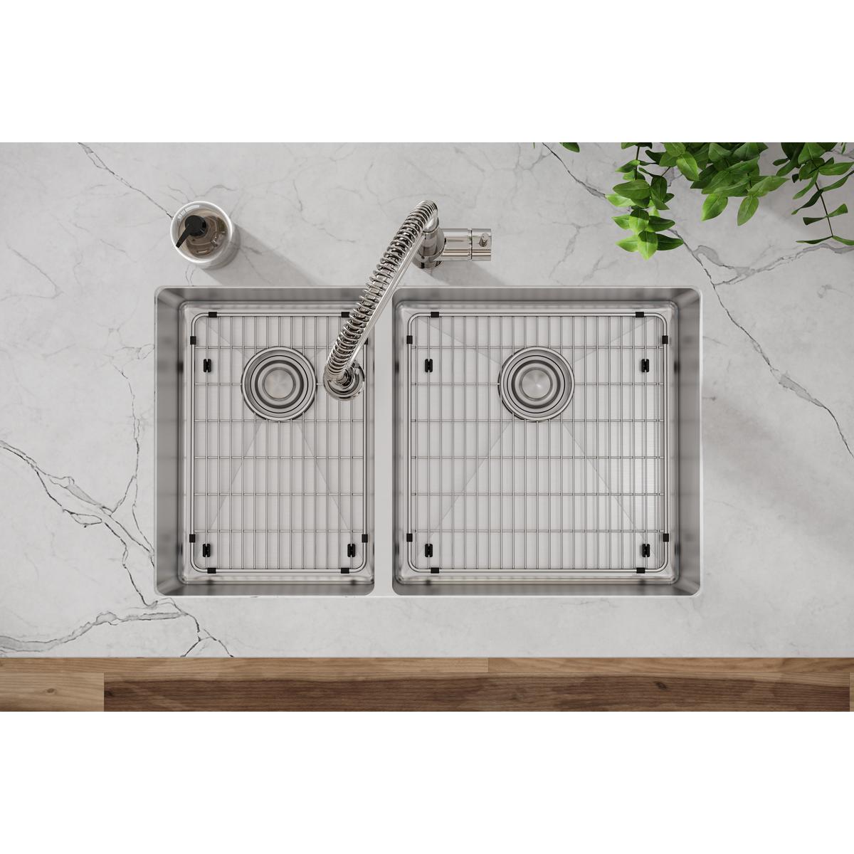 Elkay Crosstown Durable 15-1/2 x 15-1/2 x 1-1/4 Stainless Steel Bottom Grid for Kitchen Sink