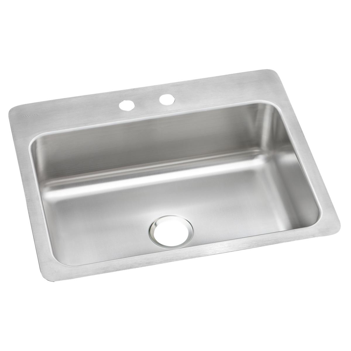 Elkay Dayton 27-Inch by 22-Inch by 8-Inch Single Bowl Dual Mount Kitchen Sink for Enhanced Culinary Spaces