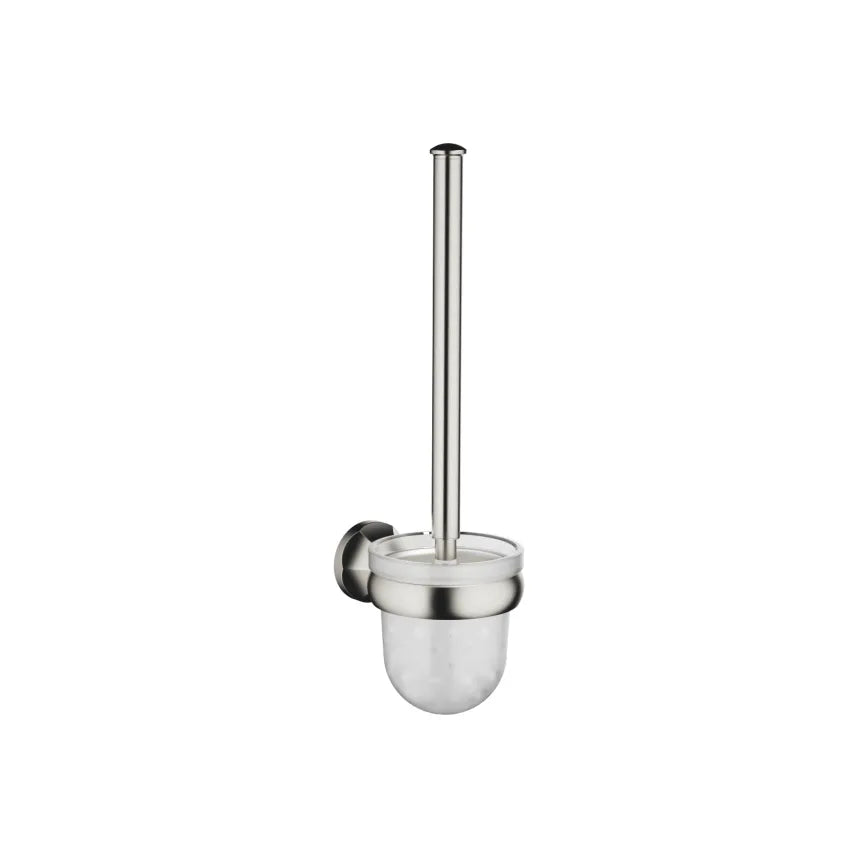 Dornbracht MADISON Wall - Mounted Frosted Glass Toilet Brush Set for Elegant Bathrooms