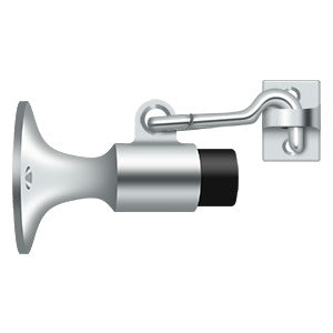 Deltana Solid Brass Wall - Mount Door Bumper with Holder for Heavy Doors