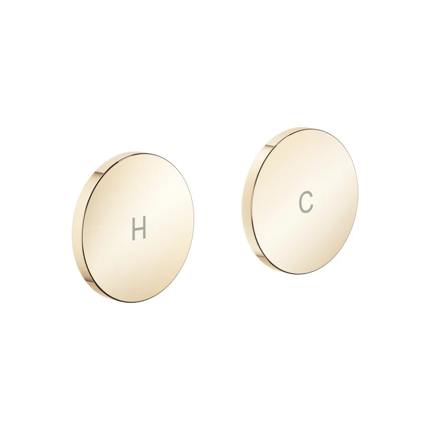 Dornbracht Custom Your Own (CYO) Handle Insert Set with Hot (H) and Cold (C) Markings for Bathroom Fixtures