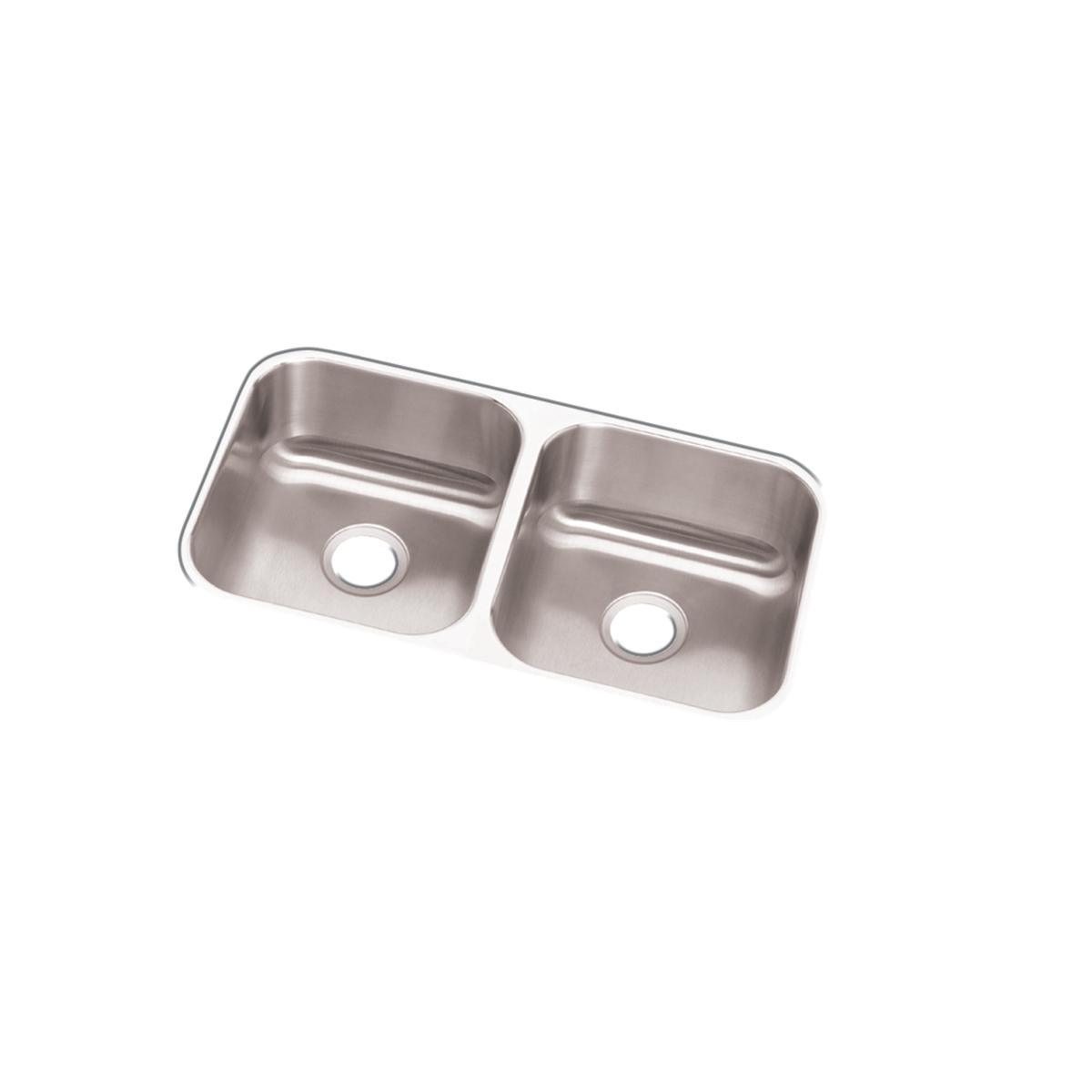 Elkay Dayton Premium Quality 31-3/4 x 18-1/4 x 9 Equal Double Bowl Undermount Kitchen Sink