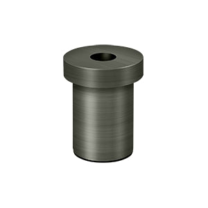Deltana Solid Brass Pivot Base for PH60 Hinge on Tile and Stone Floors