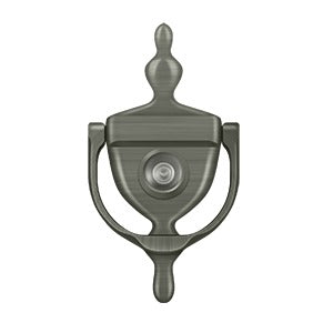 Elegant Solid Brass Deltana Door Viewer and Knocker for Home Safety