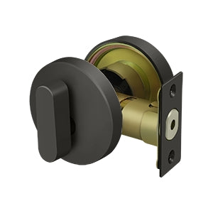 Deltana Grade 3 Zinc Modern Low-Profile Deadbolt Lock for Enhanced Security
