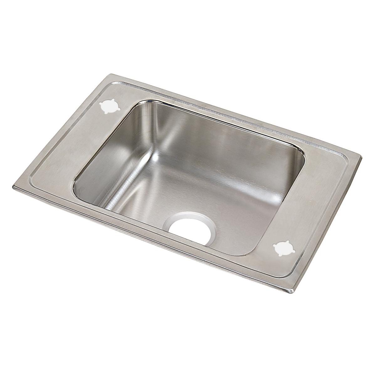 Elkay Celebrity Single Bowl 25 x 17 x 5-1/2 Drop-in ADA Classroom Sink