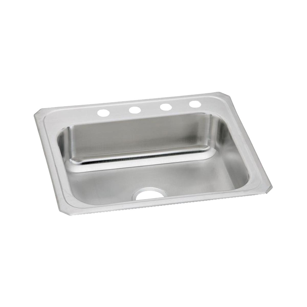 Elkay Celebrity Single Bowl Drop - in Sink, 25 x 22 x 7, High - Grade Stainless Steel