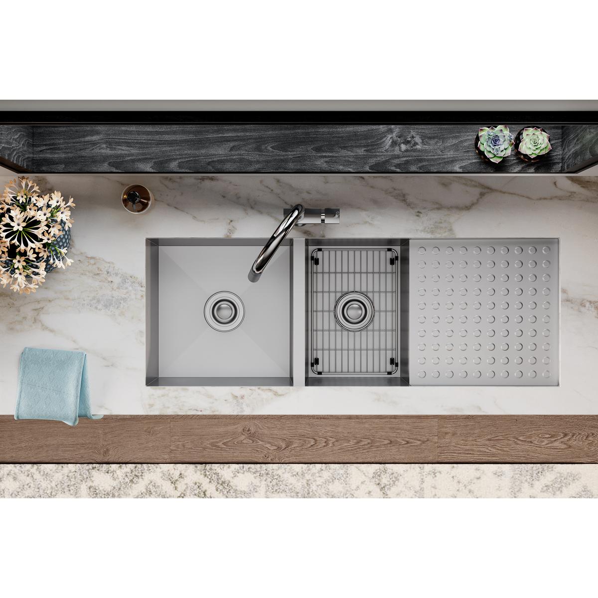 Elkay Crosstown Custom-Fit 9-7/8 x 14-3/8 x 1-1/4 Stainless Steel Bottom Grid