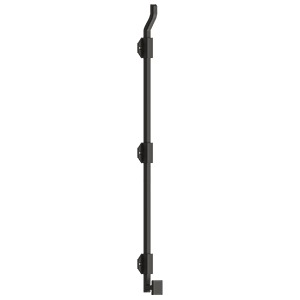 Deltana 26-Inch Solid Brass Modern Offset Surface Bolt for Enhanced Door Security