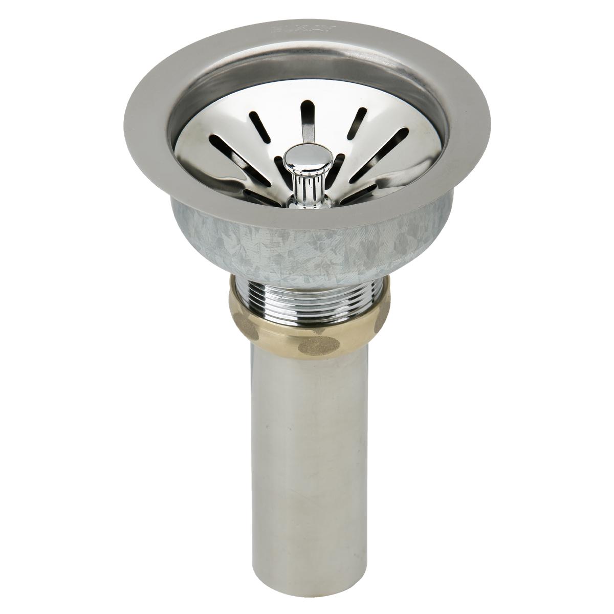 Elkay High - End Deluxe 3 - 1/2 Inch Drain with Type 304 Body Ideal for Fireclay Kitchen Sinks