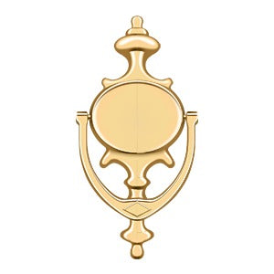 Deltana Imperial Solid Brass Door Knocker for Elegant Home Entrances