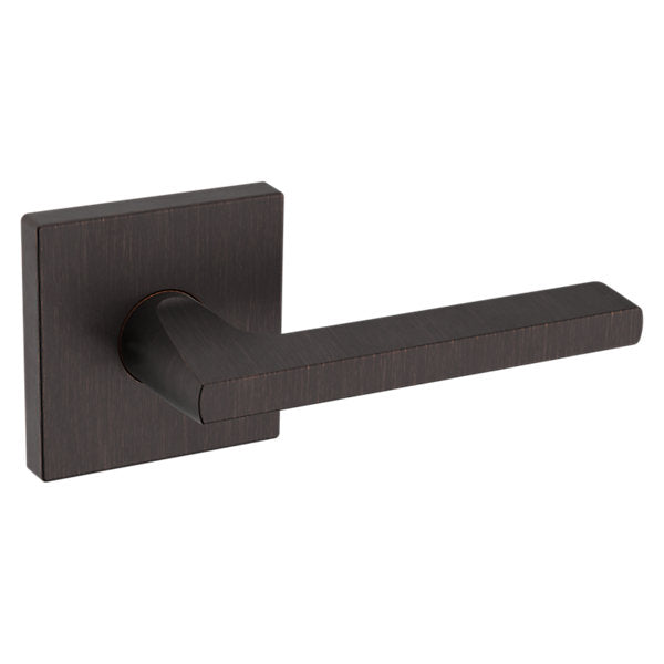 Baldwin Contemporary Tubular Lever Set with 5046 Round Rose for Doors