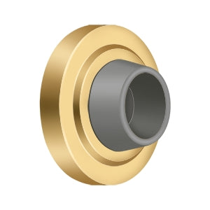 2-3/8 Diameter Deltana Concave Flush Door Bumper for Stylish Impact Protection