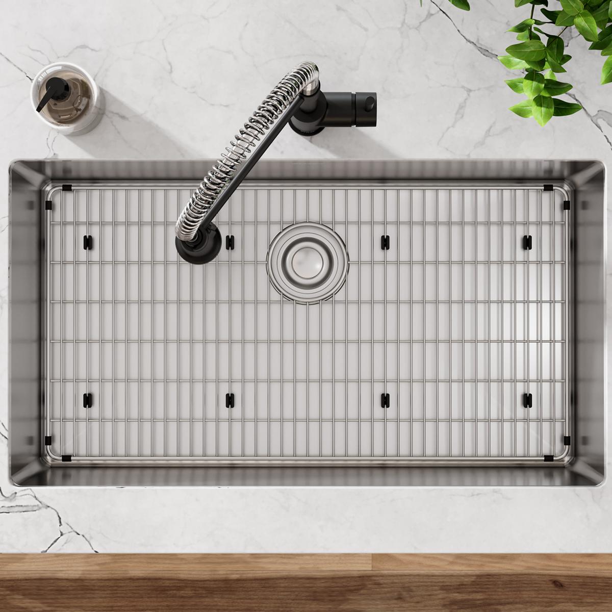 Elkay Crosstown High - Quality Stainless Steel Kitchen Sink Bottom Grid with Dimensions 29 x 15 - 1/4 x 1 - 1/4