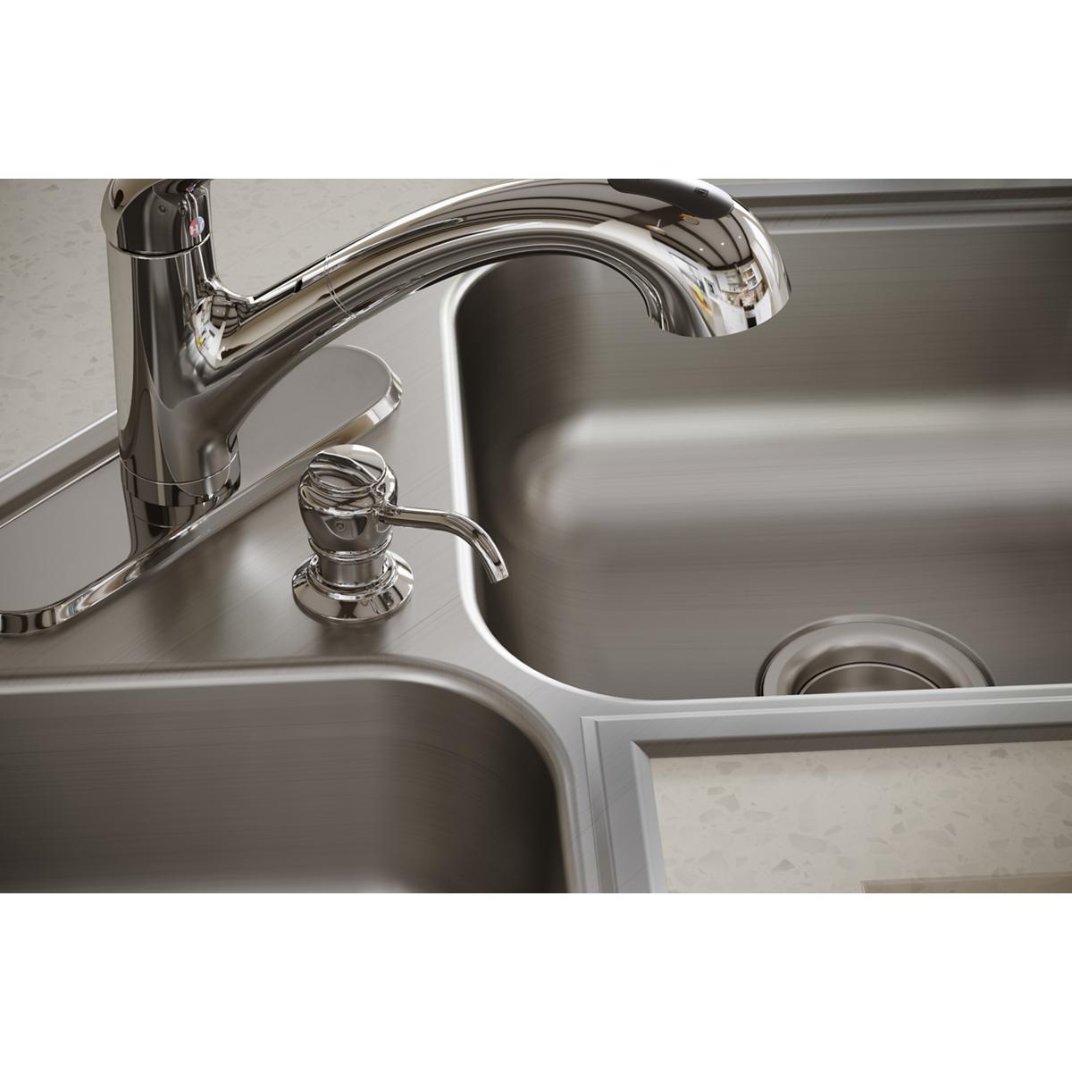 Elkay Dayton 31-7/8 x 31-7/8 x 7 High - quality Equal Double Bowl Corner Sink for Kitchen