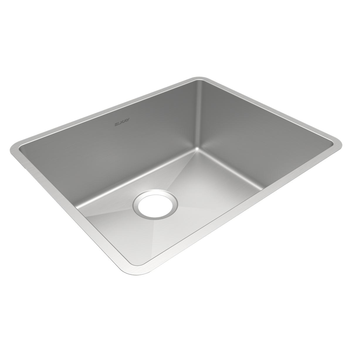 Elkay Crosstown 18-Gauge Stainless Steel Single Bowl Undermount Kitchen Sink 22-1/2 x 18-1/2 x 9