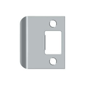 Deltana Residential Extended Lip Door Strike Plate, Measuring 2-1/4 Inches by 2 Inches