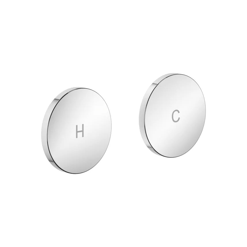 Dornbracht Custom Your Own (CYO) Handle Insert Set with Hot (H) and Cold (C) Markings for Bathroom Fixtures