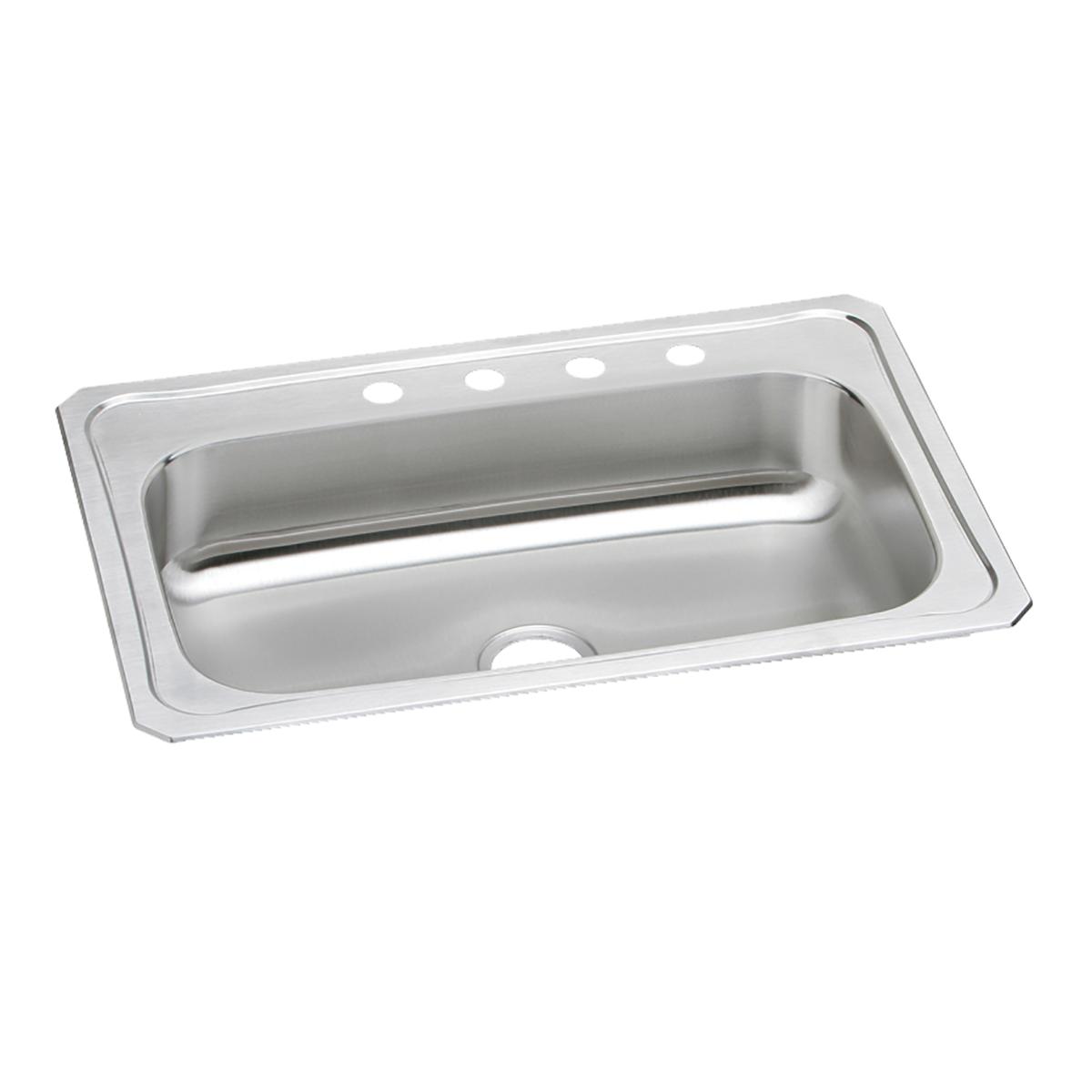 Elkay Celebrity Single Bowl Drop - in Kitchen Sink, Measuring 33 Inches by 22 Inches by 7 Inches