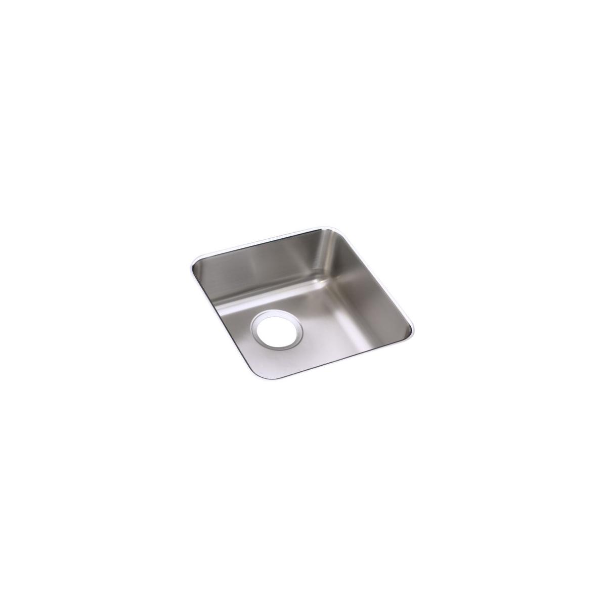 Elkay Lustertone Classic 14.5 x 14.5 x 4.375 Single Bowl Undermount ADA - Compliant Stainless Steel Sink