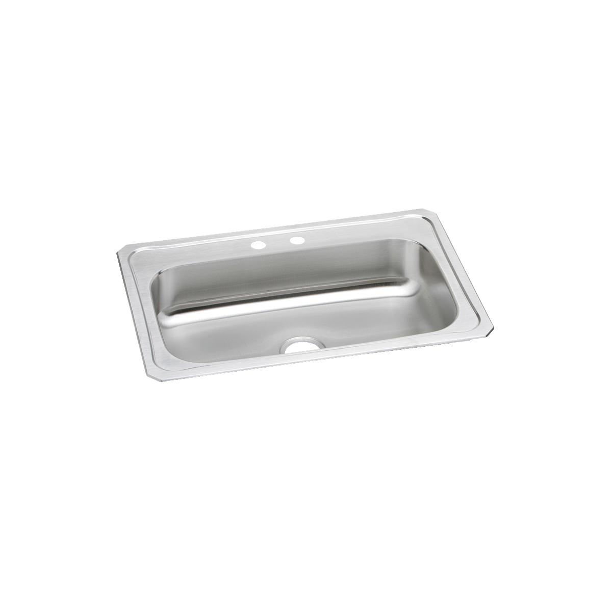 Elkay Celebrity Single Bowl Drop - in Kitchen Sink, Measuring 33 Inches by 22 Inches by 7 Inches