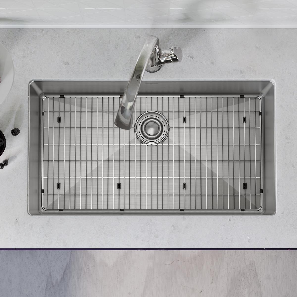 Elkay Crosstown 18 Gauge 33x22x9 Single Bowl Dual-Mount Sink Kit with Filtered Water Faucet