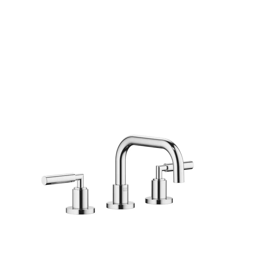 Dornbracht TARA Three-Hole Bathroom Lavatory Mixer with Drain for Modern Bathrooms