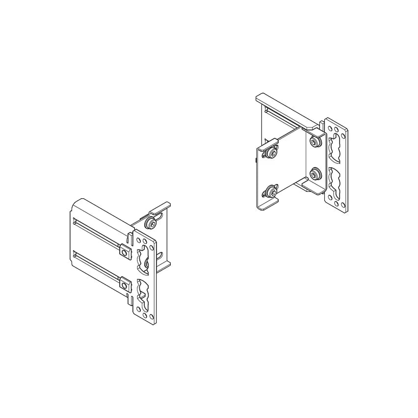 Dornbracht SERIES VARIOUS Xgrid Wall - Mounted Bracket for Drywall Shower Construction, Ideal for Seamless Installation