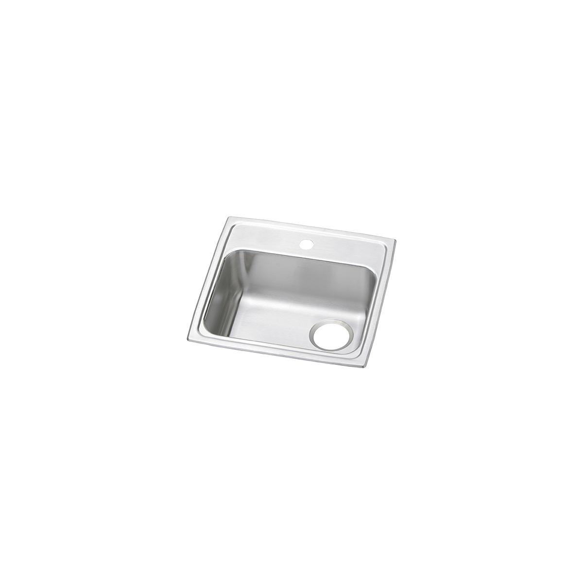 Elkay Celebrity 19.5 x 19 x 5.5 Single Bowl Drop - in ADA - compliant Sink with Quick - clip and Right Drain