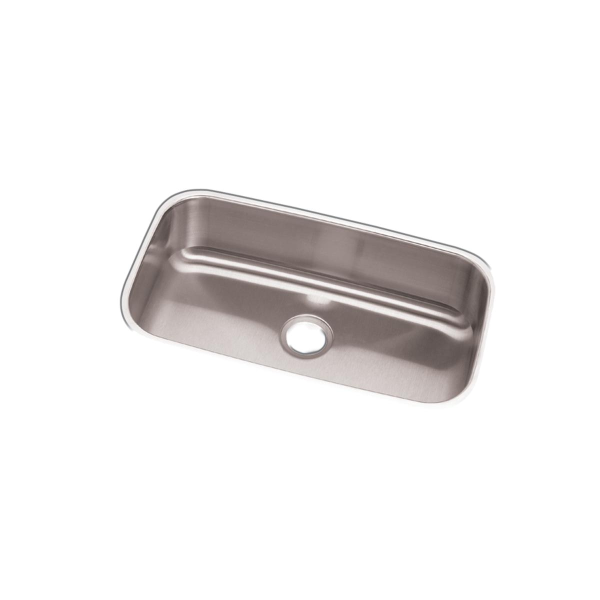 Elkay Dayton Single Bowl Undermount Kitchen Sink - Dimensions 30-1/2 x 18-1/4 x 8