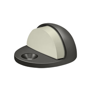 Deltana Solid Brass Low-Profile Dome Stop for Elegant Protection