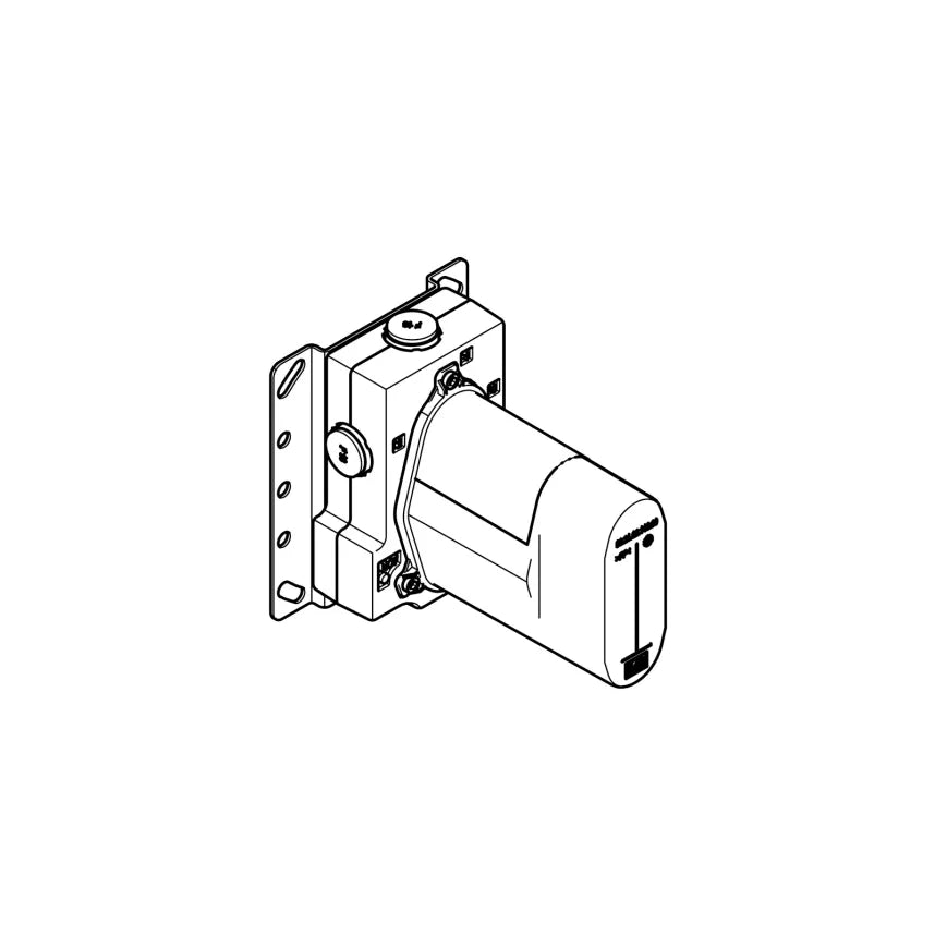 Dornbracht Concealed Thermostat with Integrated Supply Stops for Modern Bathrooms