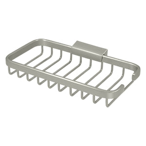 Deltana 8 x 4 Rectangular Solid Brass Wire Basket for Bathroom Storage