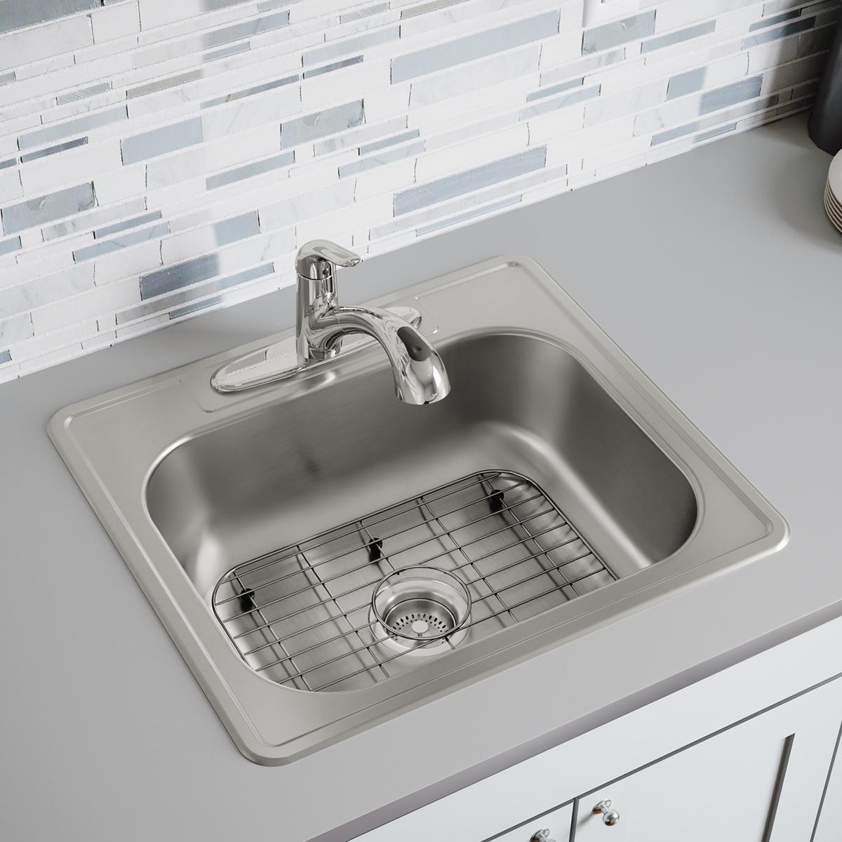 Elkay Dayton Stainless Steel Kitchen and Laundry Sink Bottom Grid with Dimensions of 17-1/2 Inches by 12-1/4 Inches by 1 Inch