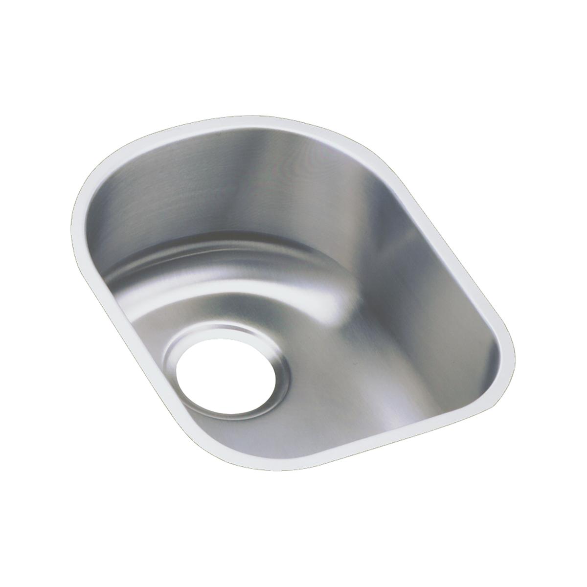Elkay Lustertone Classic Stainless Steel Single Bowl Undermount Kitchen Sink - Dimensions 14 Inches by 17-1/2 Inches by 7-1/2 Inches