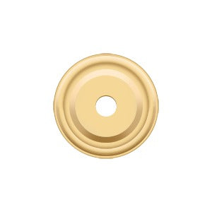 1-Inch Diameter Solid Brass Deltana Base Plate for Decorative Knobs