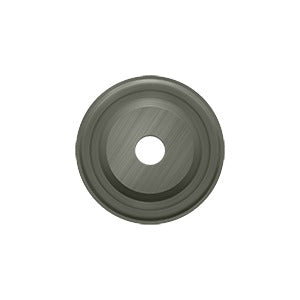 1-Inch Diameter Solid Brass Deltana Base Plate for Decorative Knobs