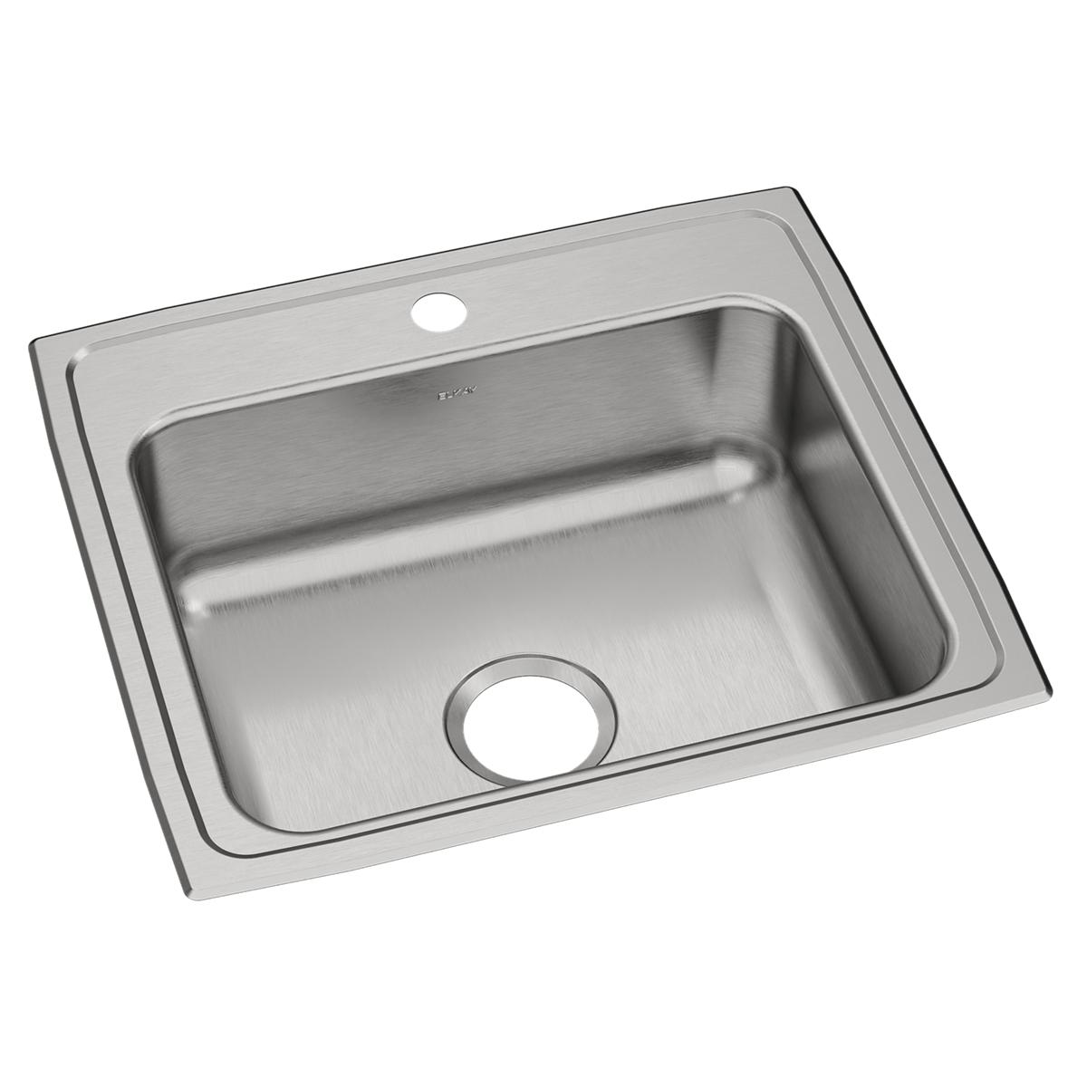 Elkay Celebrity 22 x 19.5 x 7.125 Stainless Steel Single Bowl Drop - in Kitchen Sink