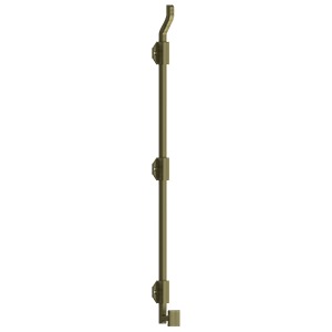Deltana 26-Inch Solid Brass Modern Offset Surface Bolt for Enhanced Door Security