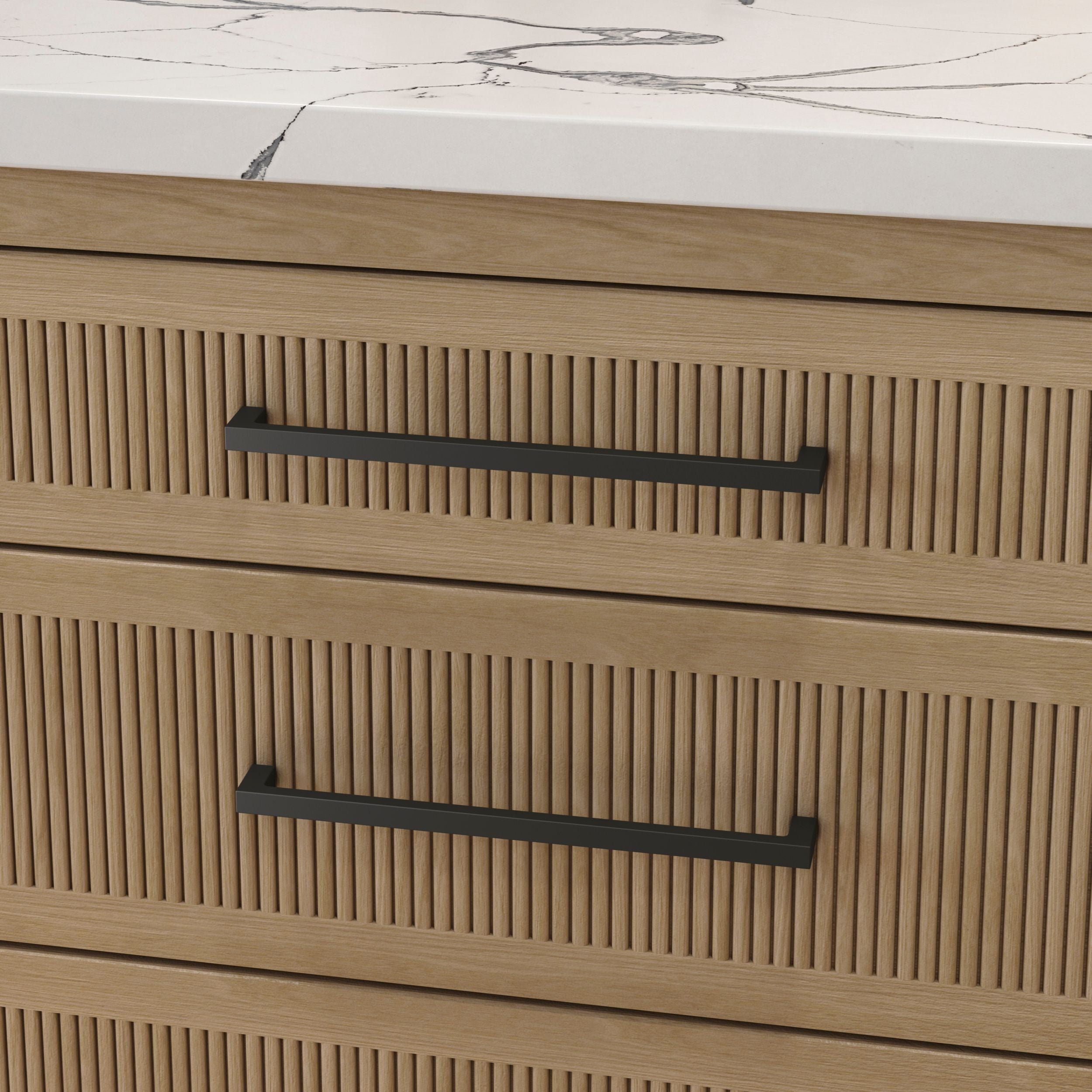 Baldwin's Contemporary Solid Brass Cabinet Pull in Various Sizes