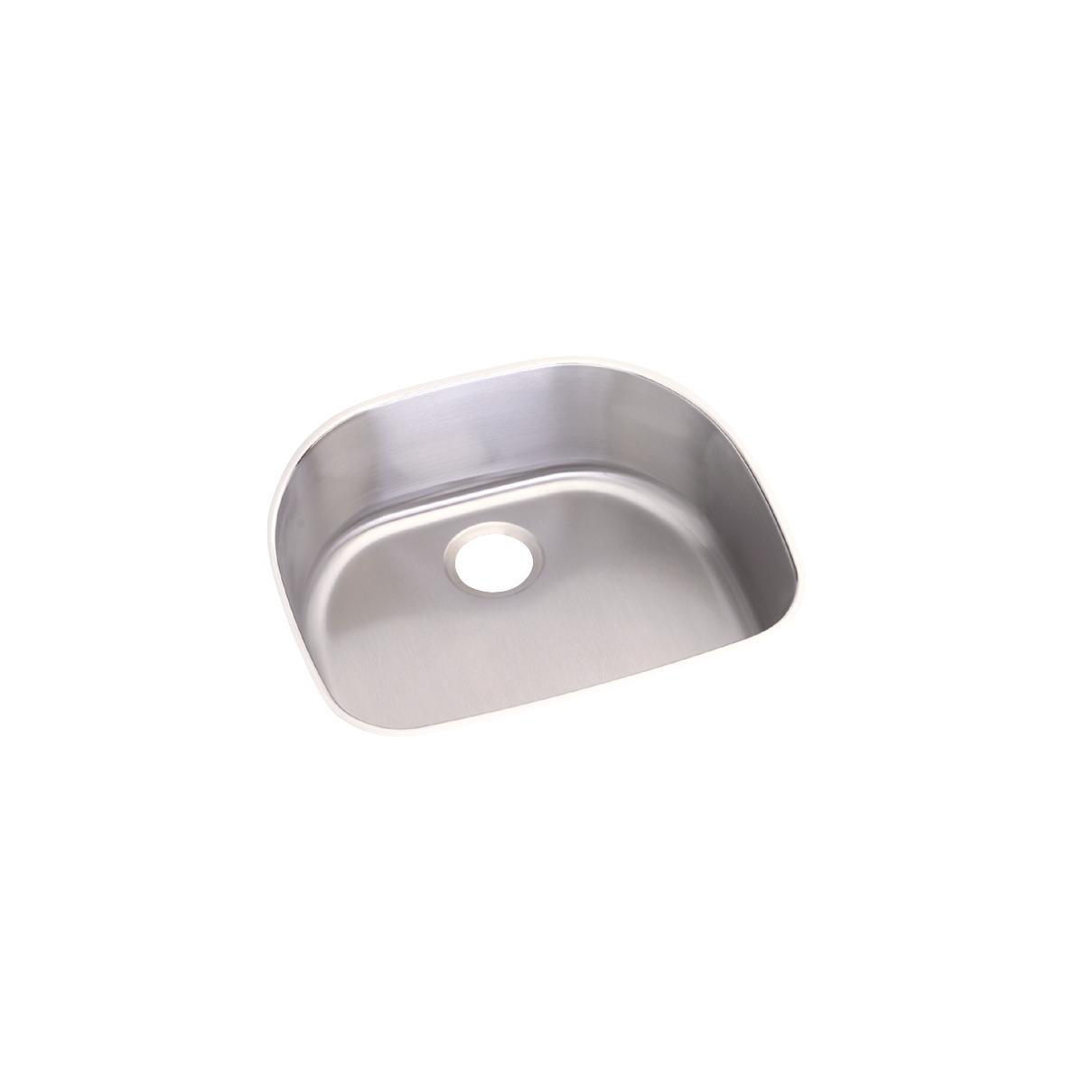 Elkay Dayton Single Bowl Undermount Kitchen Sink - 23-1/2 Inches by 21-1/8 Inches by 8 Inches