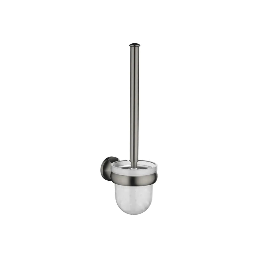 Dornbracht MADISON Wall - Mounted Frosted Glass Toilet Brush Set for Elegant Bathrooms