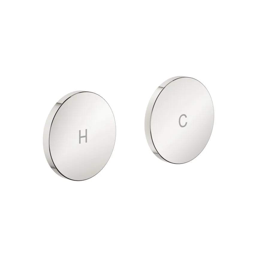 Dornbracht Custom Your Own (CYO) Handle Insert Set with Hot (H) and Cold (C) Markings for Bathroom Fixtures