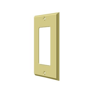 Single Rocker Switch Plate by Deltana: Elegant and Durable