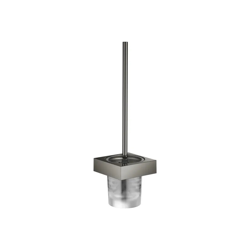 Dornbracht Wall-Mounted Frosted Glass Toilet Brush Set for Modern Bathrooms